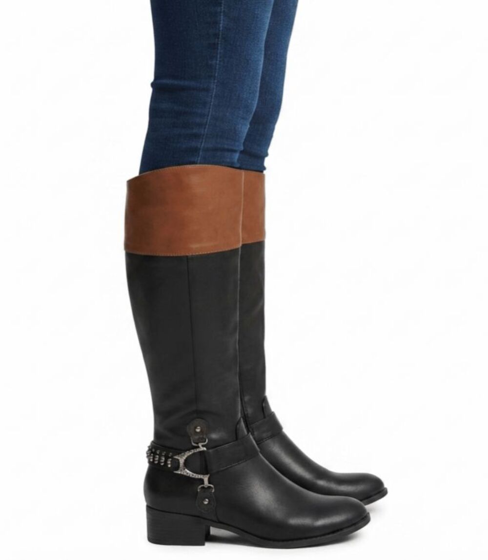 ALEX MARIE Taylour Leather Riding Boot Size 8.5M